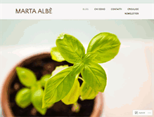 Tablet Screenshot of martaalbe.com